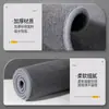 Toalla de Terciopelo Coral de Doble Capa Gris Engrosada Absorbente de Agua para Coche Suave y No Suelta Toalla para Lavado de Coches Limpieza del Hogar