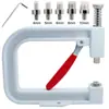 Máquina Manual de Contas Doméstica Mais Vendida Transfronteiriça Conjunto de Máquina de Contas Manual Doméstica Garra de Contas Sem Furo Unha Máquina Portátil Pressionada à Mão DIY Máquina de Incrustação de Pérolas