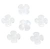 Flor de pétalas quatro 12mm material de vidro saco DIY grampo de cabelo antigo feito à mão material de adorno de cabeça acessórios ornamentos