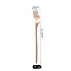 Amazon transfronterizo acero inoxidable 410 vajilla portuguesa titanio mate hotel cuchillo, tenedor y cuchara para postre occidental steak