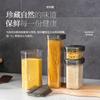 Latas Selladas con Tapas Caja de Almacenamiento para Conservar Frescura Alimentos en Grano Grado Alimenticio Almacenamiento Alta Permeabilidad Snack Especias Almacenamiento de Artículos Secos Tanque