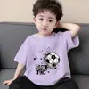 Camiseta Interior Transpirable de Algodón Puro para Niños, Camiseta de Manga Corta de Verano para Niños, Top Estilo Coreano Guapo con Estampado de Dibujos Animados