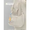 Bolso de Textura de Alta Calidad para Axila para Mujer Verano 2024 Nueva Moda Nicho Bolso Silla de Montar Vintage Bolso Cruzado de Hombro Versátil