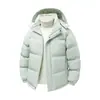 Chaqueta de Algodón con Capucha para Hombre y Mujer Chaqueta de Algodón de Invierno Abrigo Chaqueta Engrosada Acolchada de Algodón Casual Versátil Protección contra el Frío Ropa de Algodón Cálida Hombre