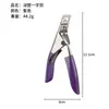 Tesoura de Manicure de Uma Palavra Aço Inoxidável Ferramentas de Manicure Tesoura de Unha Vestível DIY Mesma Loja de Manicure Tesoura de Uma Palavra em Forma de U