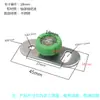 Posicionador de Puerta Corredera de Madera Empujar-Tirar Limitador Antivibración Fijador Rueda de Piso Limitadora Doble Rodamiento Accesorios para Puertas Correderas