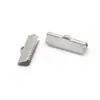 Nueva Hebilla de Clip de Acero Inoxidable con Dientes para Cordón de Cuero Correa Trenzada Accesorios para Joyería DIY Pulsera