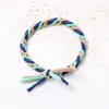 Moda femenina de Corea del Sur, combinación de colores popular, diadema combinable, cuerda para el pelo simple, espiral gruesa, pulsera de banda para el pelo anudada multicolor