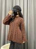 Outono e inverno sexy puro desejo retro moda spice girls nicho estilo preguiçoso suéter macio cera malha camisa top ins feminino