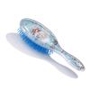Navidad Forma Ovalada Tema de Santa y Muñeco de Nieve Espuma Transparente Almohada de Masaje Capilar para Niños Peine
