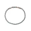 Pulsera de Diamantes de Imitación Color Verde Oliva Fresco Estilo Bosque Nuevo Primavera/Verano para Mujer, Exquisita y Versátil, Accesorio de Alta Gama para el Viaje Diario