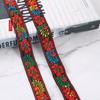 Fita Jacquard Bordada Estilo Étnico Retrô com Borda Cortada Renda Acessórios Decoração de Roupa Decoração DIY G3349