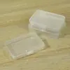 Caixa Vazia de Plástico Transparente PP Comprimento 12,5CM Caixa para Cartas de Poker Caixa para Cartões de Visita Caixa para Peças Pequenas Caixa de Armazenamento Doméstica Multiespecificação