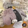 2025 Nuevos Pantalones de Casa de Terciopelo Alemán para Niñas de Otoño e Invierno para Niños Pequeños y Medianos Pantalones de Casa Cálidos de Terciopelo