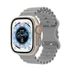 Para Apple Watch 8 Ultra Watch Correa de Silicona Marina Hebilla de Manzana Correa de Hebilla Mariposa