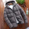 Casaco de algodão de comércio exterior 6XL masculino inverno novo solto curto com capuz casaco de algodão casual pão casaco moderno