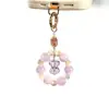 Colgante Exquisito Chapado en Oro de Resina, Cadena para Teléfono Fresca y Sencilla, Cadena para Bolso Delicada, Llavero, Adorno para Pulsera al por Mayor