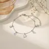 [Acero de titanio de cuerpo entero] 100 pulseras Europa y Estados Unidos 18k no se decoloran mujeres simple Joker ins moda personalizada joyería de mano