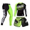 Uniforme de Boxeo, Lucha, MMA, Artes Marciales Mixtas, Fitness, UFC, Entrenamiento de Carrera, Pantalones de Secado Rápido, Conjunto de Tres Piezas, Tendencia Transfronteriza
