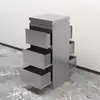 Gabinete de Herramientas para Salón de Peluquería, Gabinete de Trabajo para Barbería, Gabinete Moderno para Corte de Cabello, Mostrador Integrado de Acero Inoxidable para Herramientas, Salón de Peluquería