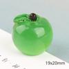 Micro-paisagem simulação luminosa fruta tridimensional comida e brincar enfeites de resina grampo de cabelo diy acessórios decorativos tridimensionais pequenos ornamentos