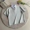 Camisa Polo Patchwork Xadrez Transfronteiriça Camiseta Falsa Duas Peças Manga Curta Masculina Estilo College Retrô Solta Casual Top