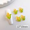 Nueva simulación de fruta, rebanada de resina, accesorios para decoración de uñas, mini linda funda plana decorativa para teléfono móvil, para el cabello y las uñas