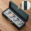 Conjunto de xícaras de mestre em jade com incrustação de ouro estilo palácio retrô de alta qualidade xícara de chá grande xícara de chá com mudança de forno caixa de presente