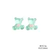 Accesorios de Oso Cereza con Lazo de Dibujos Animados Material para Manualidades DIY Pegamento de Crema Funda de Teléfono Imán para Nevera Hebilla de Zapato