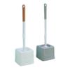 Nuevo Cepillo para Inodoro de Mango Largo con Set de Base, Cepillo para Baño, Cepillo de Limpieza de Acero Inoxidable, Cepillo para Limpiar Inodoros