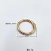 Llavero Anillo de Resorte Anillo para Equipaje Conexión de Anillo Hebilla Anillo de Conexión Gancho Anillo de Apertura por Presión Metal Hebilla de Resorte