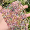 Nova cor de primavera para cascalho vitral perfurado DIY pulseira colar acessórios de joia material 38cm