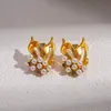 Cadena de Suéter Ajustable con Hojas Empalmadas de Perla de Imitación y Circonita Europea y Americana Estilo Palacio Retro Lujo Accesible Collar de Gama Alta para Mujeres