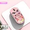 Ratón Inalámbrico Bluetooth Ligero de Tres Modos Fv-M7 Transfronterizo para Juegos y Oficina Ratón Transparente Luminoso RGB
