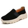 Zapatos Torre, zapatos deportivos casuales antiterciopelo para mujer, zapatos con plataforma y balancín para mujer, zapatos de plataforma para mujer, zapatos de piel de vaca de talla grande para madre