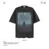Camiseta de Manga Corta para Hombre con Estampado de Personaje de Marca de Hip-Hop Americano de Moda, Holgada, Estilo Nuevo de Primavera y Verano, Camiseta de Media Manga para Pareja