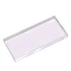 Mesa de cristal para injerto de pestañas de fábrica con escala, pieza de vidrio 2 en 1, herramienta para injerto de pestañas de maquillaje de belleza, herramienta de maquillaje de belleza