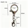 Llavero con Cierre de Langosta de Aleación de Zinc Cierre de Langosta Galvanizado Juego de Tres Piezas Llavero Accesorios de Herrajes para Bolsos en Stock