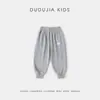 Ropa Infantil Dudu Pantalones Casuales para Niños 2026 Otoño Nuevo Pantalones para Niños Atuendo de Otoño Pantalones Deportivos para Niñas Elegantes