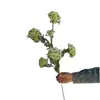 Flores de Renda de Galhos Altos Seis Cabeças, Arcos de Flores para Casamento, Decorações de Guia de Palco, Flores Artificiais, Buquês para Fotografia de Casamento
