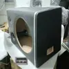 Caixa Acústica Vazia para Subwoofer 8 polegadas 10 polegadas 12 polegadas Modificação de Áudio Automotivo Caixa de Madeira Passiva Ativa Carcaça de Alto-falante Formato Trapezoidal Plano