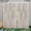 Almacén de Chengdu 400x800 corte en seco tallado fino baldosas de piedra caliza estilo antiguo para pared de rejilla de cocina y baldosas cerámicas de tira larga de rejilla para baño