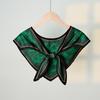 Nuevo estilo, estilo extranjero, punto fino, estilo chino, pequeño chal para mujer, cuello falso de alta gama, decoración para habitación con aire acondicionado.