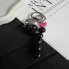 Nuevo diseño de nicho moderno llavero y colgante para bolso con cuentas coloridas en forma de corazón al por mayor