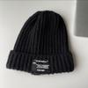 Gorro de lana pequeño con cara grande que muestra la cara, para otoño e invierno, para todo tipo de climas, gorro de cabeza grande, cálido, con protección para los oídos, gorro de punto grueso, moda para hombres y mujeres.
