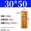 Padrão Japonês Resistente a Altas Temperaturas Mola de Molde Mola de Compressão Doméstica 65Mntf Fio Plano Compressão Retangular Alta Elasticidade Alta Resiliência