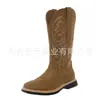 Juyuan 2026 Novas Botas Femininas Plus Size para Comércio Exterior WISH Amazon Europeu Americano Femininas de Calçar Meia-Canela Botas de Couro