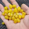 Contas de barril de ágata amarela de óleo de frango, contas de jade soltas, contas de tubo reto de calcedônia amarela âmbar, acessórios de joias de tubo reto