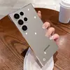 Adecuado para funda de teléfono Samsung S24 ultrafina sin bordes, Nuevo S24 Ultra con sensación de metal desnudo, S24+ Eléctrico