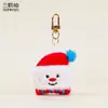 Novo Chaveiro de Pelúcia de Natal Fofo Desenho Animado Papai Noel Árvore de Natal Pingente de Bolsa Pequeno Presente de Natal